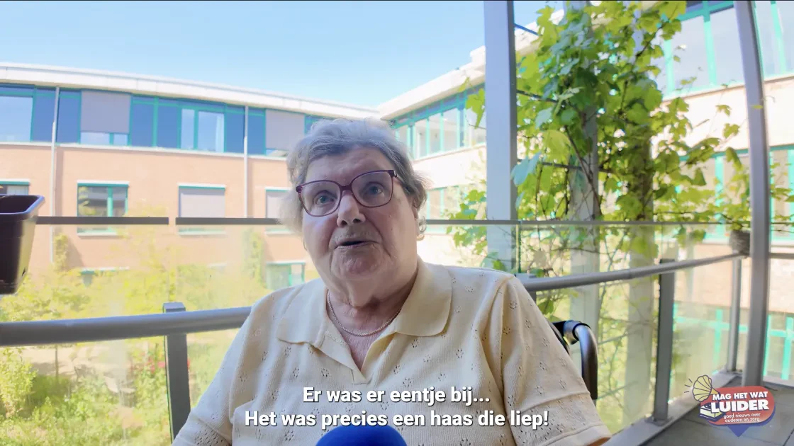 Haas die liep